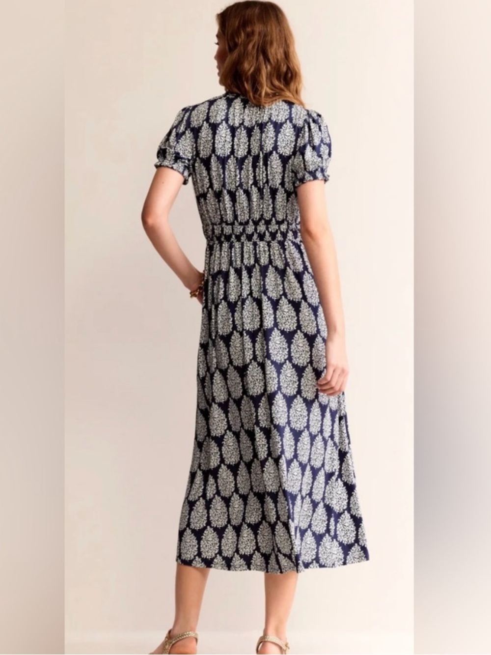 Boden Rosanna Midi Dress 16-18R EUC - Picture 2 of 9